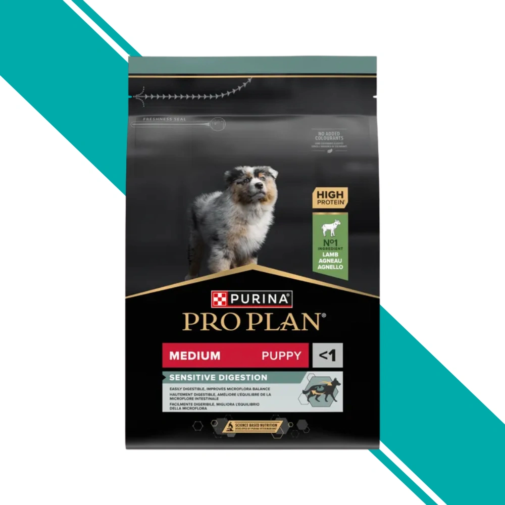 Purina Pro Plan Medium Breed Puppy Sensitive Digestion - Lamb Dry Dog Food 3kg
